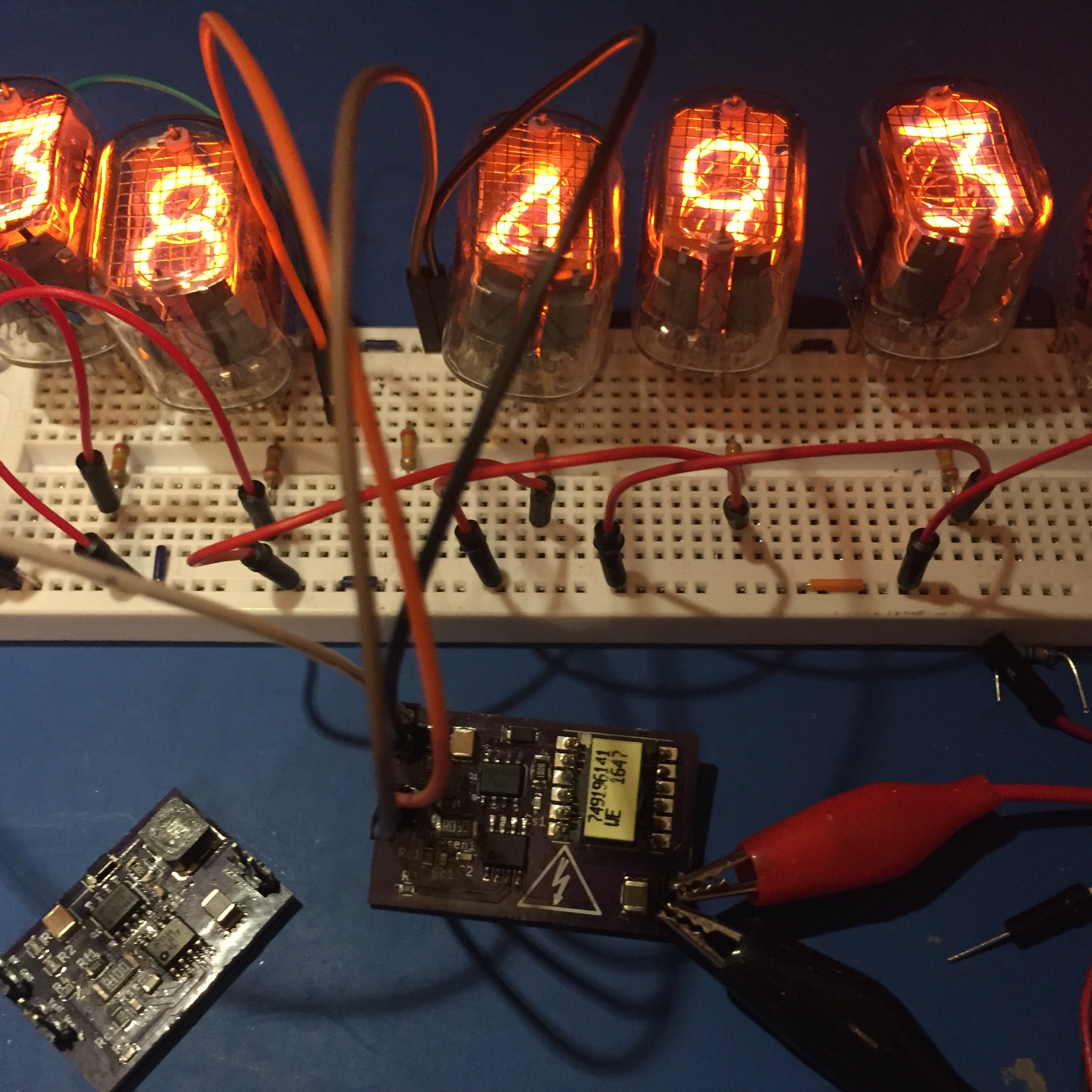 fritzing 170v nixie power supply